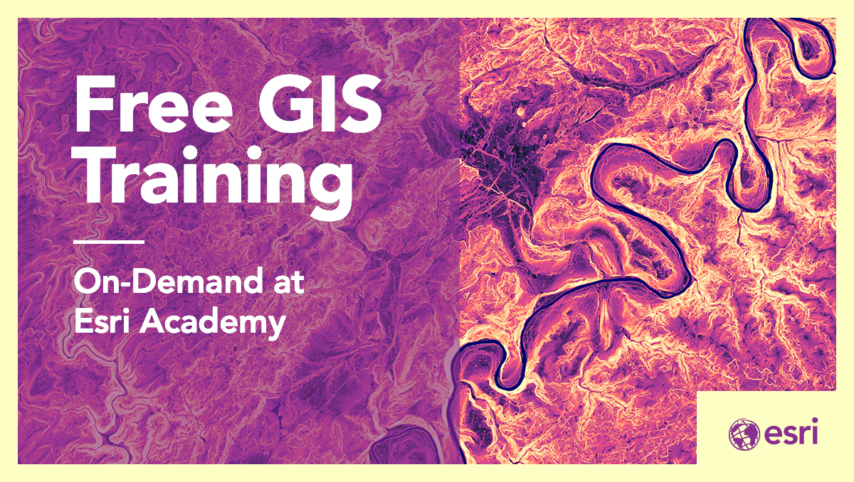 We have free GIS and ArcGIS training for all! 🌟 Find a course (or two) that's right for you: esri.social/rVCp50QFLGI #GIS #ArcGIS