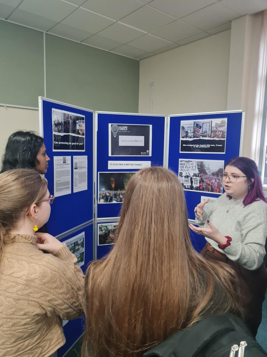 It was a fun afternoon yesterday at Keele University. I really enjoyed the Psych Future Careers Fair and talking to students about PhD routes!