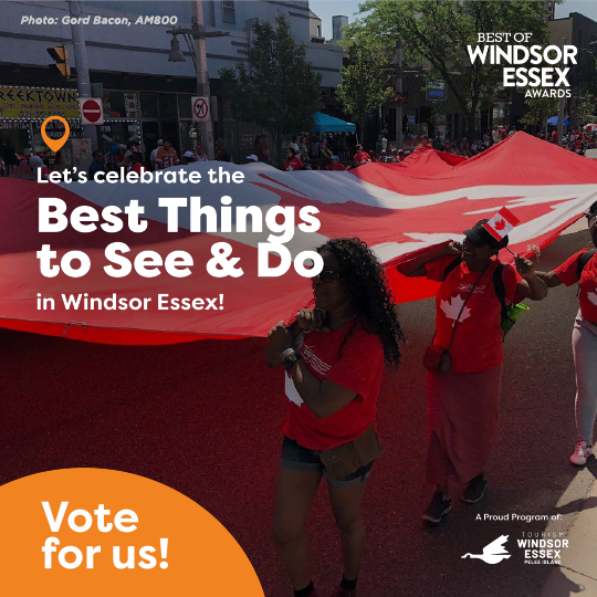Did you know the Canada Day Parade is nominated for 'Best Parade' in the Best of Windsor-Essex Awards? Voting is open until March 3 at bestofwindsoressex.ca/vote!