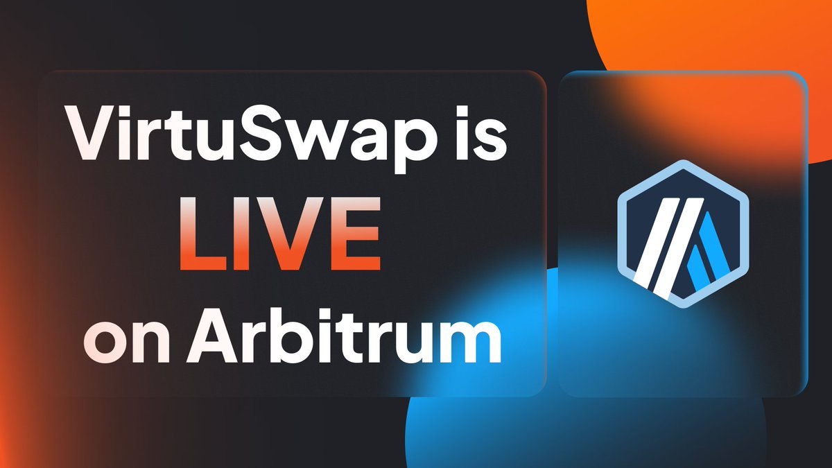 VirtuSwap | AI-powered DEX ⚙️ tweet media