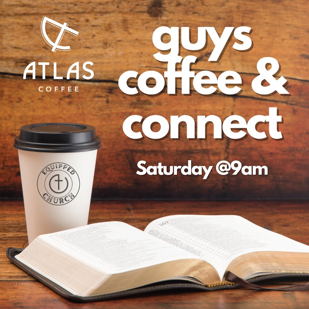 Guys, come out and join us this Saturday at 9am for a Coffee and Connect time at Atlas Coffee! See you there! ☕️🙏💪
#EquippedChurch #Fellowship #Community #EnglewoodCO
ayr.app/l/SYLb