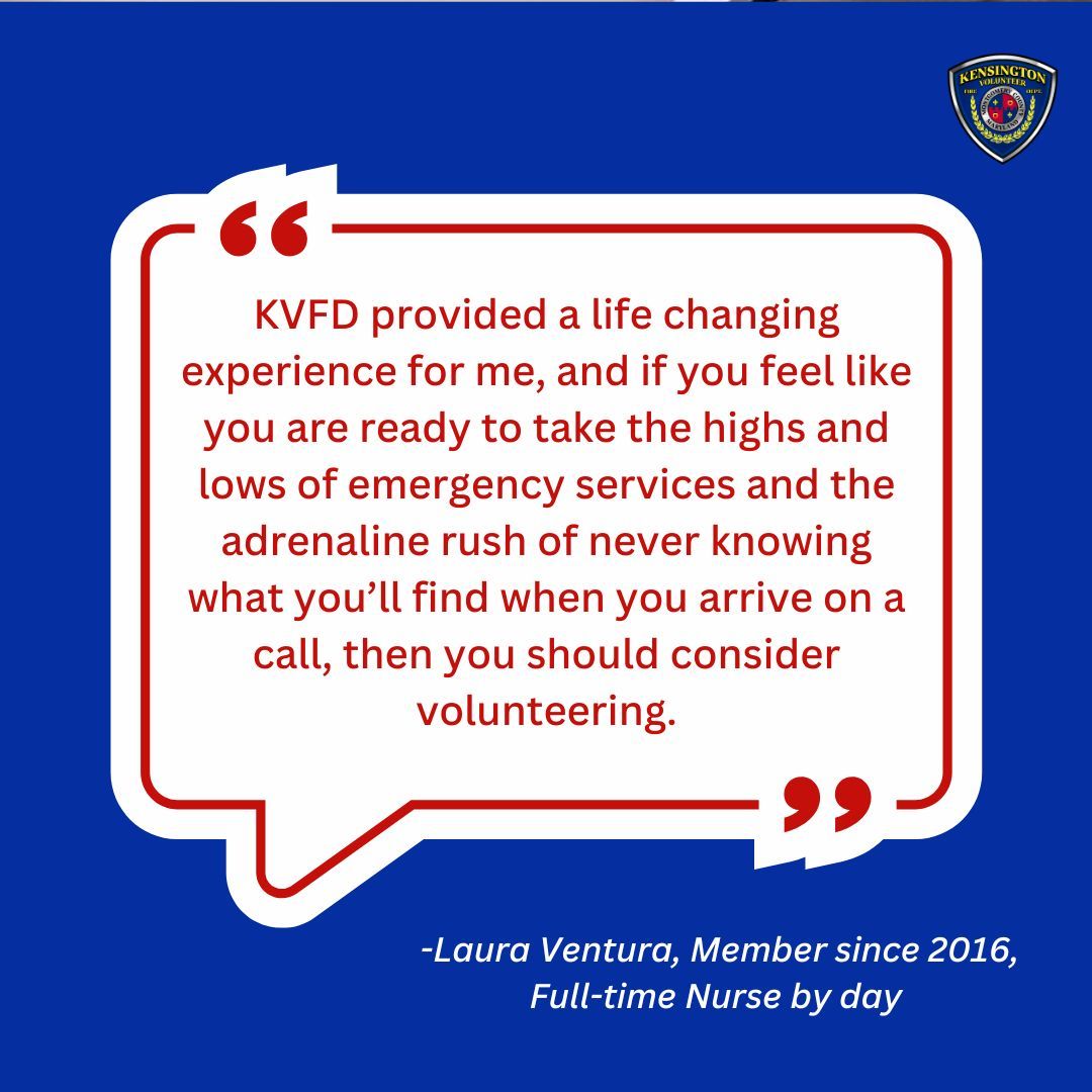If you think you're prepared for the highs, lows, and adrenaline-fueled challenges of emergency services, KVFD awaits your courage and commitment. 

Take the first step and apply today to discover the life-changing impact of volunteering! 🚒🚑