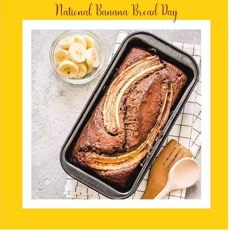 The marvelous flavor of banana permeates this popular cake-like loaf. Spread with cream cheese, fruit butter, or nut butter for a teatime treat or enjoy any time of the day. Read more: veggiefestchicago.org/recipe/banana-… #BananaBread #Bread #VeganBananaBread #Veggiefestchicago