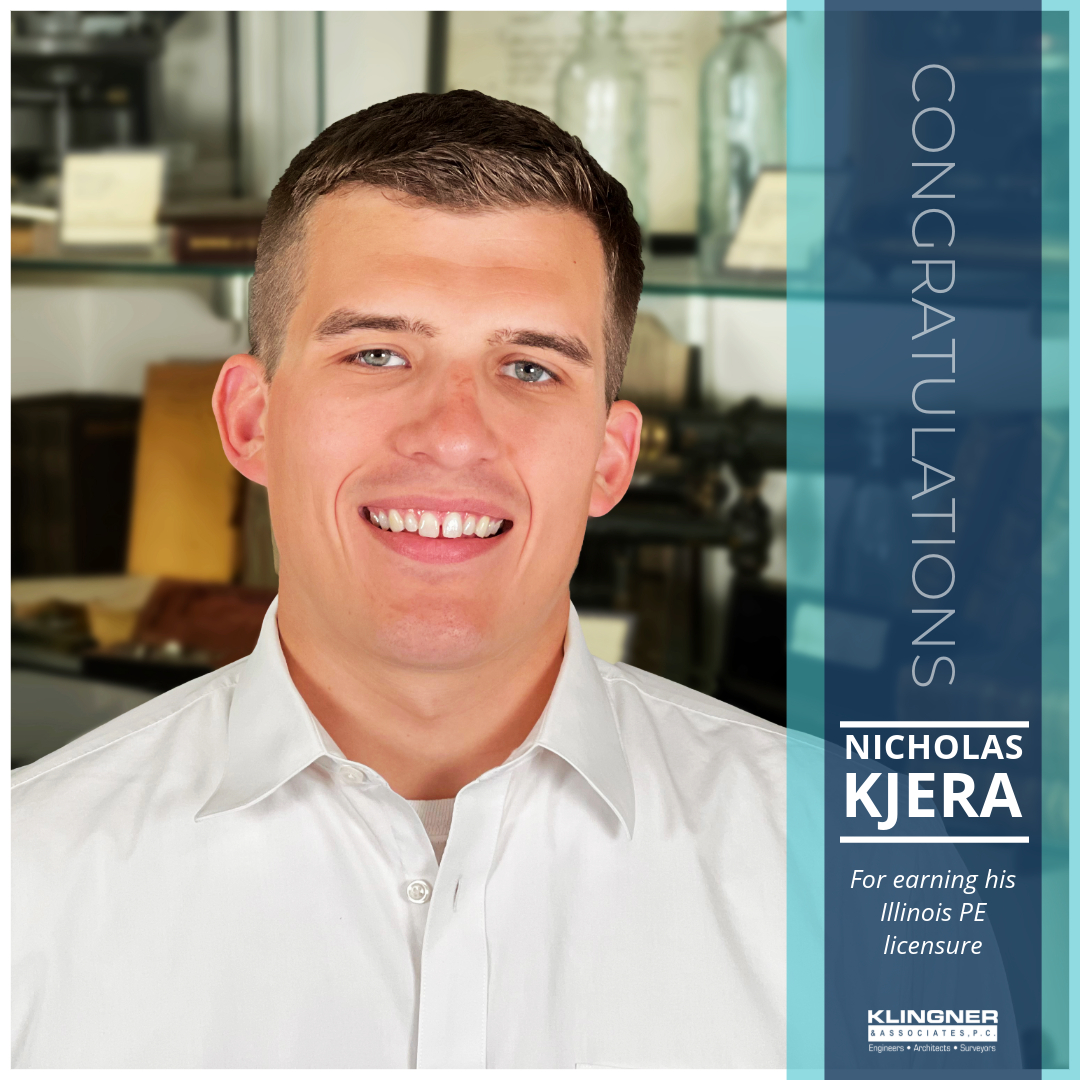 Congratulations to Nicholas Kjera for getting his IL PE License! 🎉#OneKlingner #OneTeam #ProfessionalEngineer #Klingner