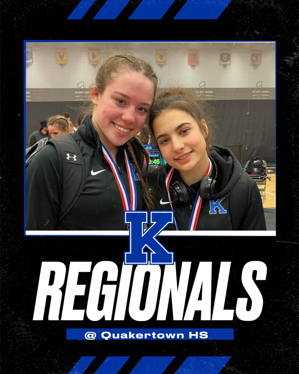 Good luck to Haylie and Taya who are competing at the girls wrestling regionals this weekend at Quakertown HS looking to qualify for States!!