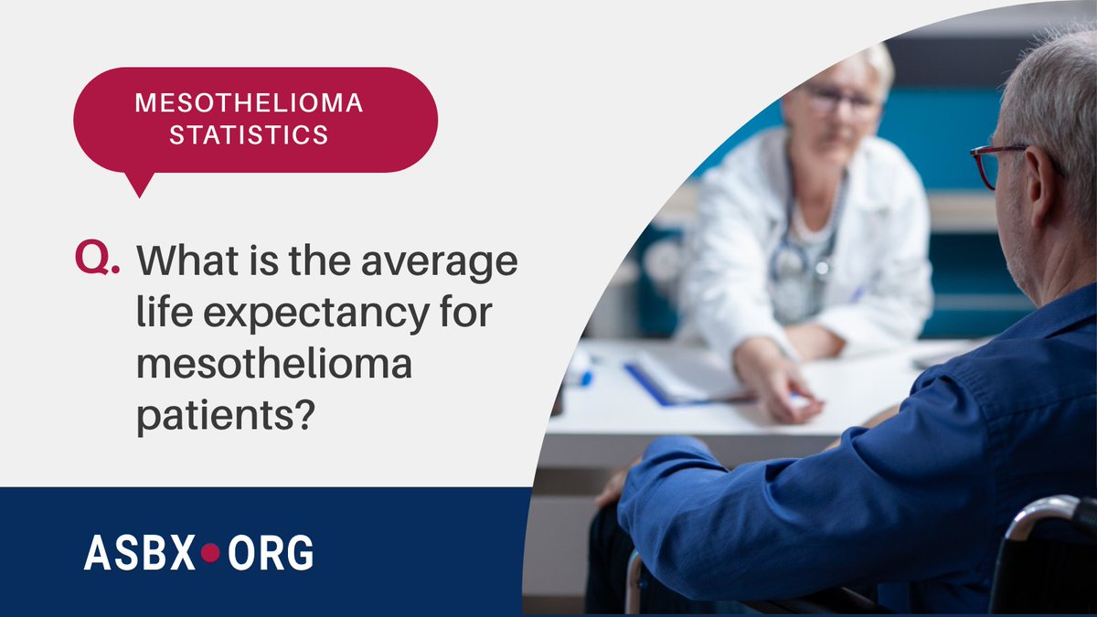 asbxorg's tweet photo. With treatment, the life expectancy of mesothelioma patients typically ranges between 12-21 months. Without treatment, life expectancy ranges from 6-8 months.

ASBX helps patients secure legal representation in order to obtain the justice and compensation they deserve. https://t.co/xJ3p27z19C
