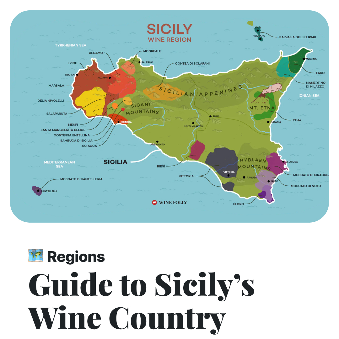 Sicily is the homeland of the iconic fortified wine Marsala. You'll also find rich, full-bodied red wines with ripe fruit flavors, like wines made from the grape Nero d'Avola.  Want to learn more about the wine region of Sicily?
Explore here -> loom.ly/ef-D7W0
#winelovers