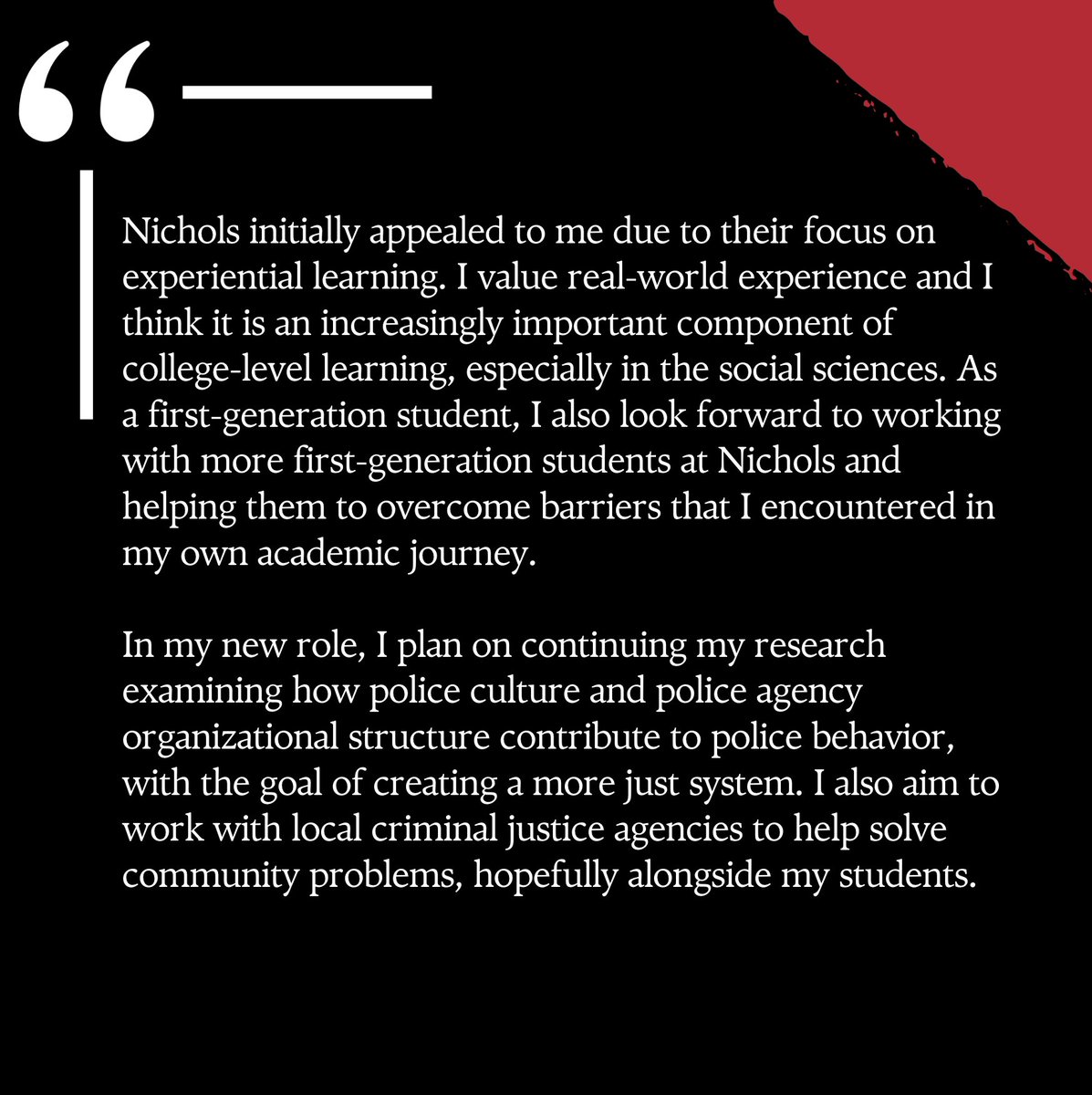 Congratulations to Nathan Lawshe on accepting an Assistant Professor position at @Nichols_College. Nathan has achieved an incredible amount during his time as a PhD student at Northeastern, and we are excited to see what he accomplishes at Nichols College!
