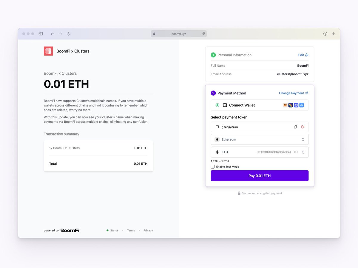 BoomFi - Crypto Payments tweet media