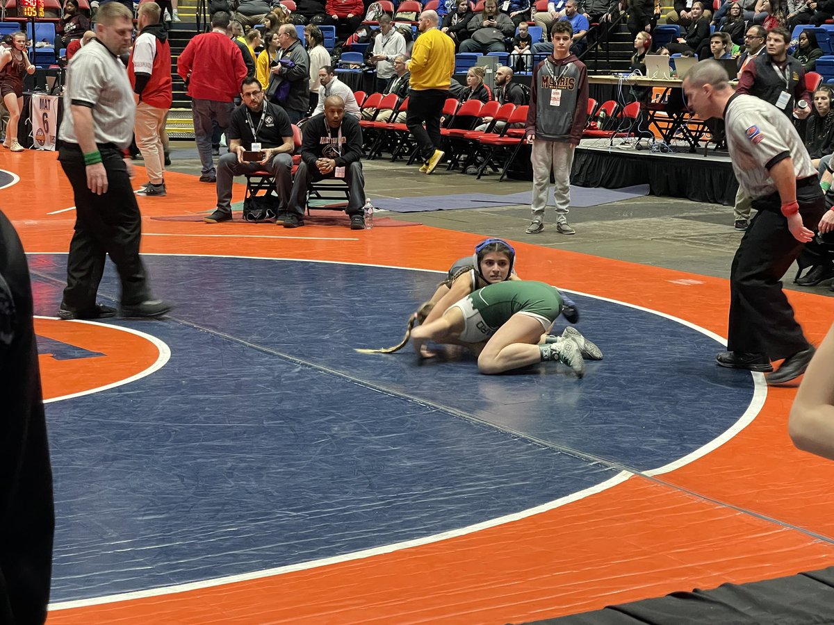 JonPereiro_'s tweet photo. 🚨STATE🤼♀️TOURNAMENT🚨
Eliana Paramo wins her first round match by pin! She advances in the championship bracket!
Iza is on deck on mat 1!
Live stream link can be found below - it does require a subscription.
https://t.co/VB3BUhoksv
#JTPride
@SteelmenATC https://t.co/K8gLqvKomC