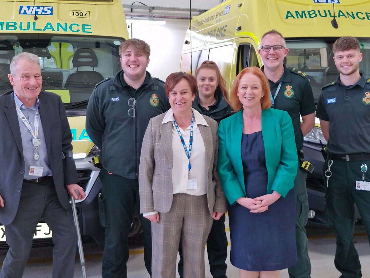 A very insightful visit to <a href="/YorksAmbulance/">Yorkshire Ambulance</a> Bradford station, where I met with Chief Exec Peter Reading and staff to see how their work saves lives across the region, hear about the challenges they face and how I can support as MP.