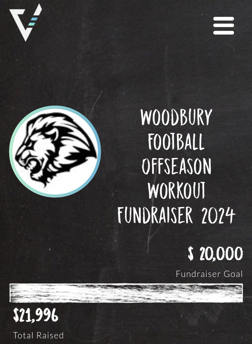 Congrats to <a href="/WoodburyFB/">Woodbury Football</a> on raising almost $22000 in just 21 days for their off-season program. Heck of a job by the guys participating in the off-season program. Always a joy to work with great people and great programs. <a href="/WHSRoyalPride/">Woodbury Royals</a>

#fundraising #football #woodburyroyals