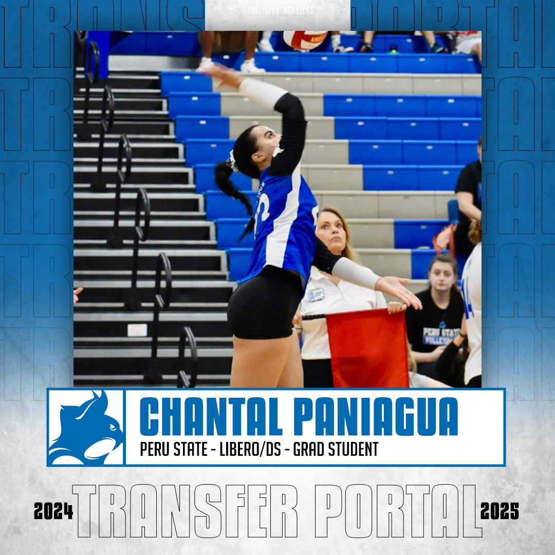 𝗜𝗻 𝗧𝗵𝗲 𝗣𝗼𝗿𝘁𝗮𝗹 ✏️: Chantal Paniagua 🏐: Libero/DS 🎓: Grad Student 📍: Peru State College #CollegeVBTransfers | #NCAAWVB