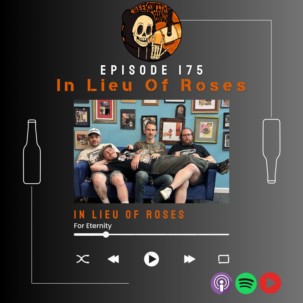 BeersWBandsPod's tweet photo. On this episode I sit down with @InLieuofRoses. We talk starting out, their EP "For Eternity", &amp; the Philly scene. Check it out!!

You can find this episode…
YouTube here: https://t.co/Zoa5qEhdpH
Everywhere else: https://t.co/OZYW7VQmJ0 https://t.co/xkc6U4IFlQ