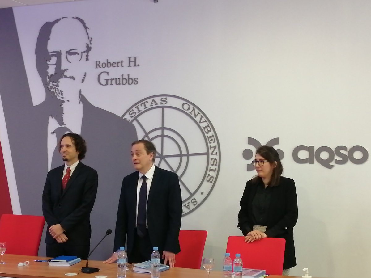 Pedro J. Perez (@pedrojperez65) on Twitter photo <a href="/CIQSO_UHU/">CIQSO Univ. of Huelva</a> <a href="/acbevia/">Ana Caballero</a> Great Ph D Thesis & defense, congrats! Thanks to the Jury <a href="/CamposGroup/">Jesus Campos Group</a>, @alic1a_casitas & Jose Manuel Gonzalez, performing under Bob Grubbs' silouhette! Thanks also to <a href="/acbevia/">Ana Caballero</a> for sharing the supervision with me!
#WeAreUniversidaddeHuelva <a href="/CIQSO_UHU/">CIQSO Univ. of Huelva</a> <a href="/acbevia/">Ana Caballero</a> Great Ph D Thesis & defense, congrats! Thanks to the Jury <a href="/CamposGroup/">Jesus Campos Group</a>, @alic1a_casitas & Jose Manuel Gonzalez, performing under Bob Grubbs' silouhette! Thanks also to <a href="/acbevia/">Ana Caballero</a> for sharing the supervision with me!
#WeAreUniversidaddeHuelva