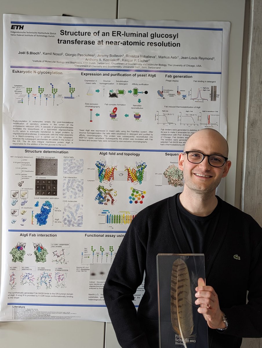 Very happy to have a visit from our alumni, especially when they bring  #PrixSchläfli 🤩🤩 
Congrats <a href="/Joel_S_Bloch/">Joël Bloch</a> !