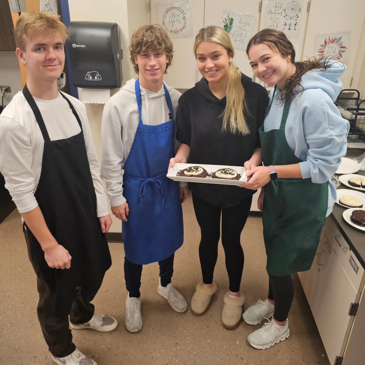LHS210Mimnaugh's tweet photo. Advanced Baking killed it today for their first Crumbl Cookie Team Based Challenge!! So proud of all the groups! #WeAreLemont #AdvancedBaking #CTEMonth https://t.co/pClY2iIyfs