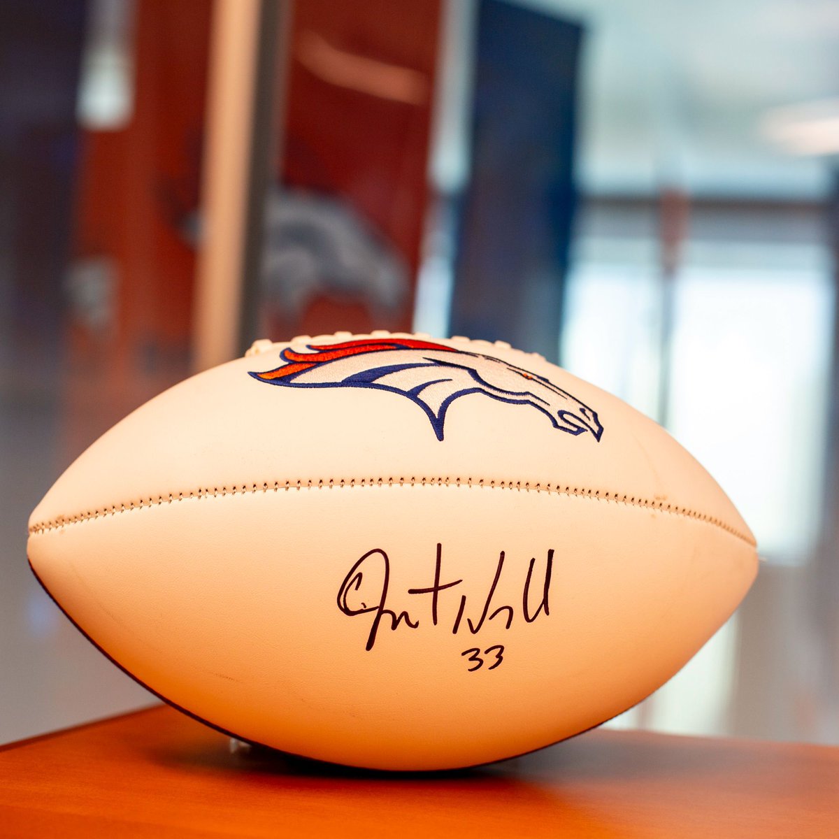 Happy Friday, #BroncosCountry! RT for your chance to win a signed 🏈 from @javontewill33