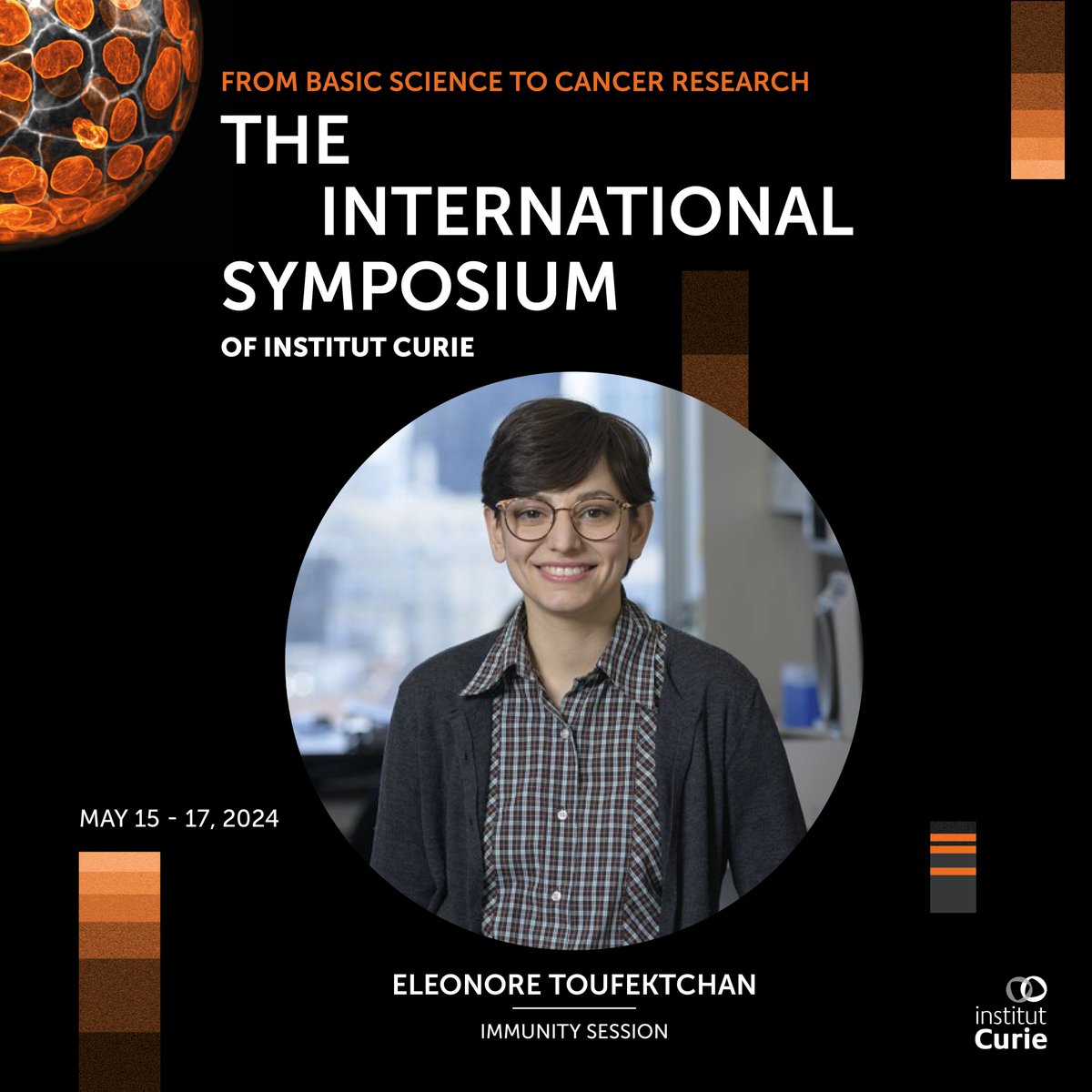 Institut Curie (@institut_curie) on Twitter photo As part of the Immunity session at the 1st International Symposium of Institut Curie, <a href="/Ele_Toufektchan/">Eleonore Toufektchan</a>, postdoc at <a href="/MSKCancerCenter/">Memorial Sloan Kettering Cancer Center</a> will discuss the role of intra-tumoral TREX1 induction in immune evasion.
📅 May 15 > 17, 2024
📍 <a href="/Maison_Chimie/">Maison de la Chimie</a>, Paris
➡️ curiesymposium.fr/registration/ As part of the Immunity session at the 1st International Symposium of Institut Curie, <a href="/Ele_Toufektchan/">Eleonore Toufektchan</a>, postdoc at <a href="/MSKCancerCenter/">Memorial Sloan Kettering Cancer Center</a> will discuss the role of intra-tumoral TREX1 induction in immune evasion.
📅 May 15 > 17, 2024
📍 <a href="/Maison_Chimie/">Maison de la Chimie</a>, Paris
➡️ curiesymposium.fr/registration/