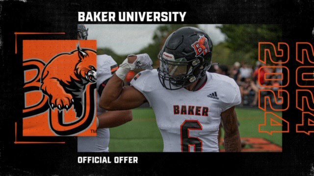 KodyNicklin1's tweet photo. After a great conversation with @CoachMRegalado, I’m blessed to receive an offer to play at Baker University🟠
@BakerU_Football @BakerUniversity https://t.co/bpME4aVnve