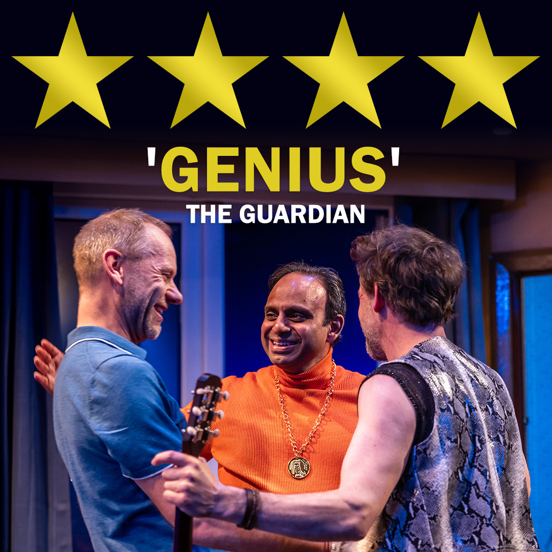 Hamps_Theatre's tweet photo. Huge congratulations to the company of #HTOutOfSeason – ⭐⭐⭐⭐ from The Guardian!
Neil D’Souza’s ⭐⭐⭐⭐ ‘hilarious’ (The Stage) razor-sharp comedy, directed by Alice Hamilton, plays Downstairs until 23 March.
👉Tickets just £25
Book now: https://t.co/XO6NSLklP7 https://t.co/PTMbhgpztO