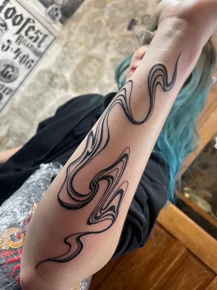 J'vous ai pas encore montré ici mon premier tattoo que j'ai fais hier 😌