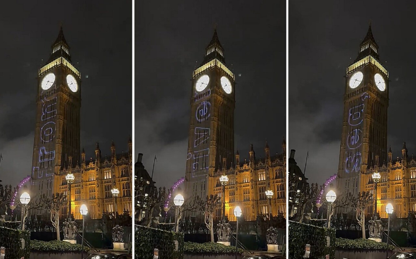 Wouldn't it be nice if we had a PM that was outraged about the genocidal slogan projected onto Big Ben and publicly called out Mark Rowley for not acting.

Instead, all we get is a spokesperson saying this was "wrong". 

Is that it? 

Weak politicians. Weak police. Weak country.