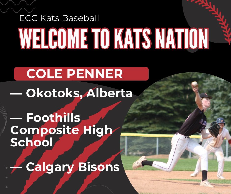 #KatsNation has locked in another arm for their ‘24 class. Welcome to the Nation, Cole! 
#JUCO #JUCOBandit #JUCORoute