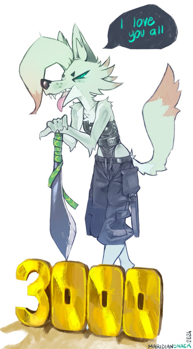 MaridianSnack's tweet image. I'm so grateful to everyone who has supported me
Thank you so much for 3k
I hope to continue making stuff you like