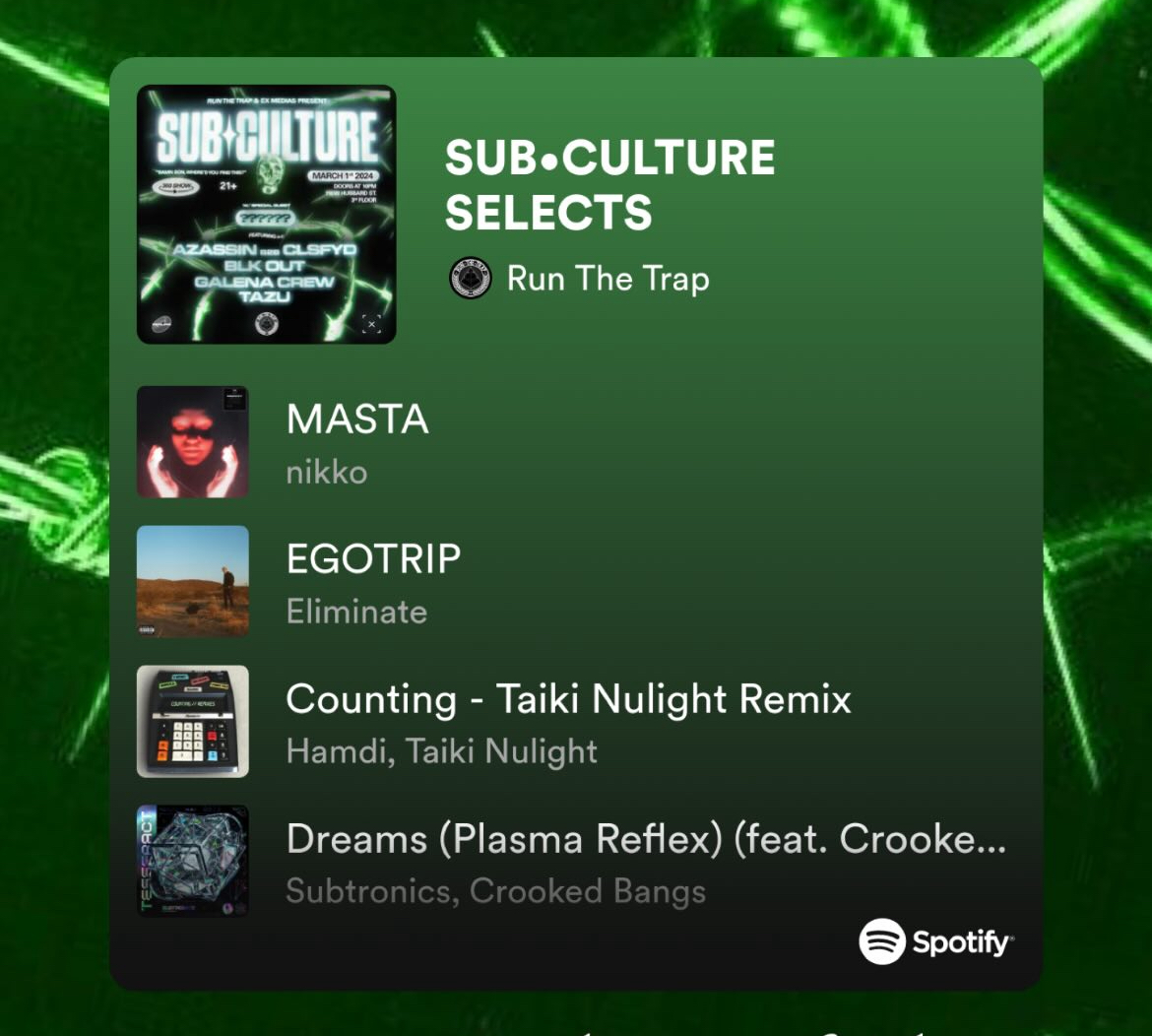 Sub Culture tweet media