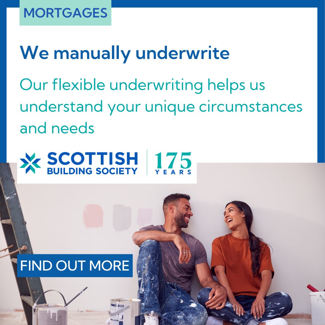 Our dedicated mortgage professionals manually assess each application rather than a computer, meaning we consider your individual circumstances. Find out more: bit.ly/3TkLkxP