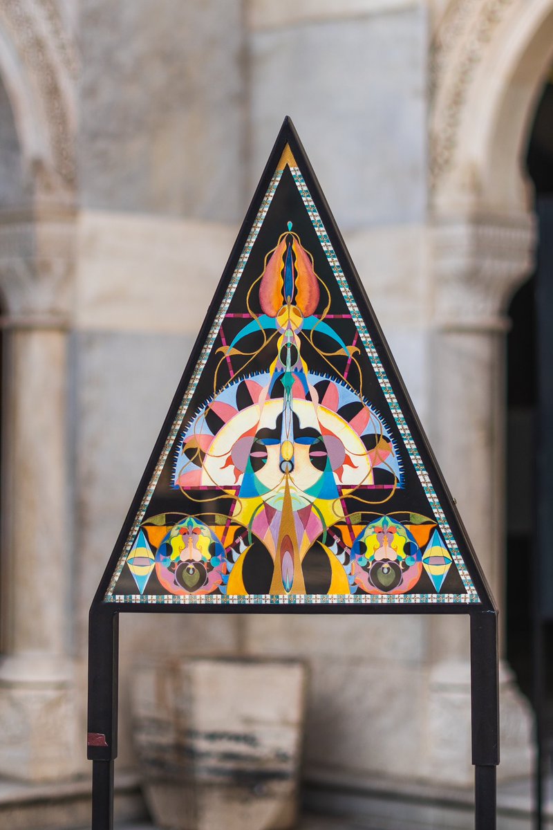 emmasumnerart's tweet photo. #JaipurArtWeek 2024, Ayushi Patni’s ‘Altered and Altered States’ at Albert Hall Museum explores what it means to engage with a landscape and be transformed by it. Referencing Jaipur, the works   invite you to explore the city’s strong emotive, historic and aesthetic foundations. https://t.co/phoXTqMJhD
