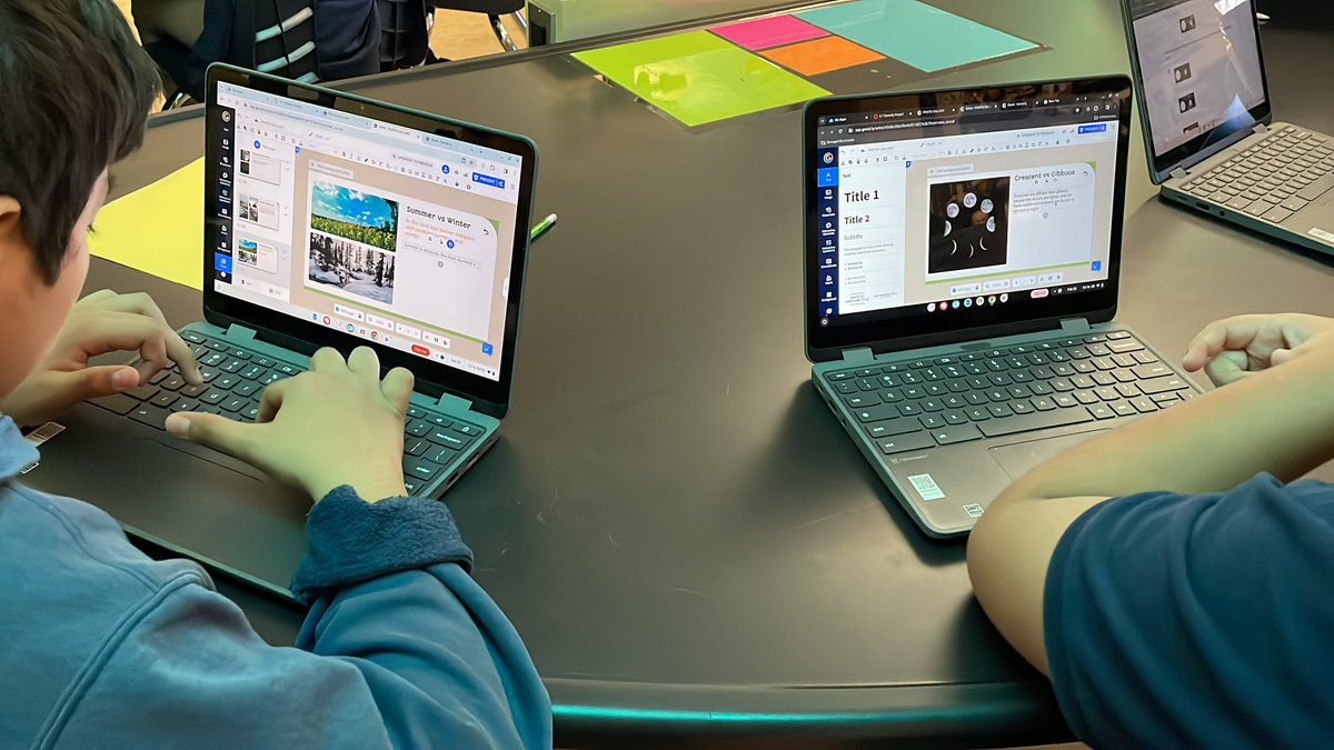 Using a teacher created <a href="/genially/">Genially</a> template to showcase student learning. #studentcreated #moonphases