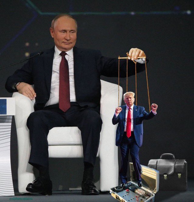KevinAn48751902's tweet photo. A vote for Donald Trump is a vote for Putin #NickyHaley #c4News https://t.co/T69zzZu9Rs