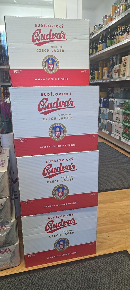 Drinklink Off Sales (@drinklinkoff) on Twitter photo Weekend beers start here🚀🚀 with Budvar 500ml 10pk DEAL NOW ONLY
💥💥£17.99 💥💥
<a href="/GrahamGoss1/">Magoo Goss</a> <a href="/NoreastDrinks/">Noreast Drinks</a> #weekendbeers #budvar #Deals #CzechRepublic #Original #lager Weekend beers start here🚀🚀 with Budvar 500ml 10pk DEAL NOW ONLY
💥💥£17.99 💥💥
<a href="/GrahamGoss1/">Magoo Goss</a> <a href="/NoreastDrinks/">Noreast Drinks</a> #weekendbeers #budvar #Deals #CzechRepublic #Original #lager