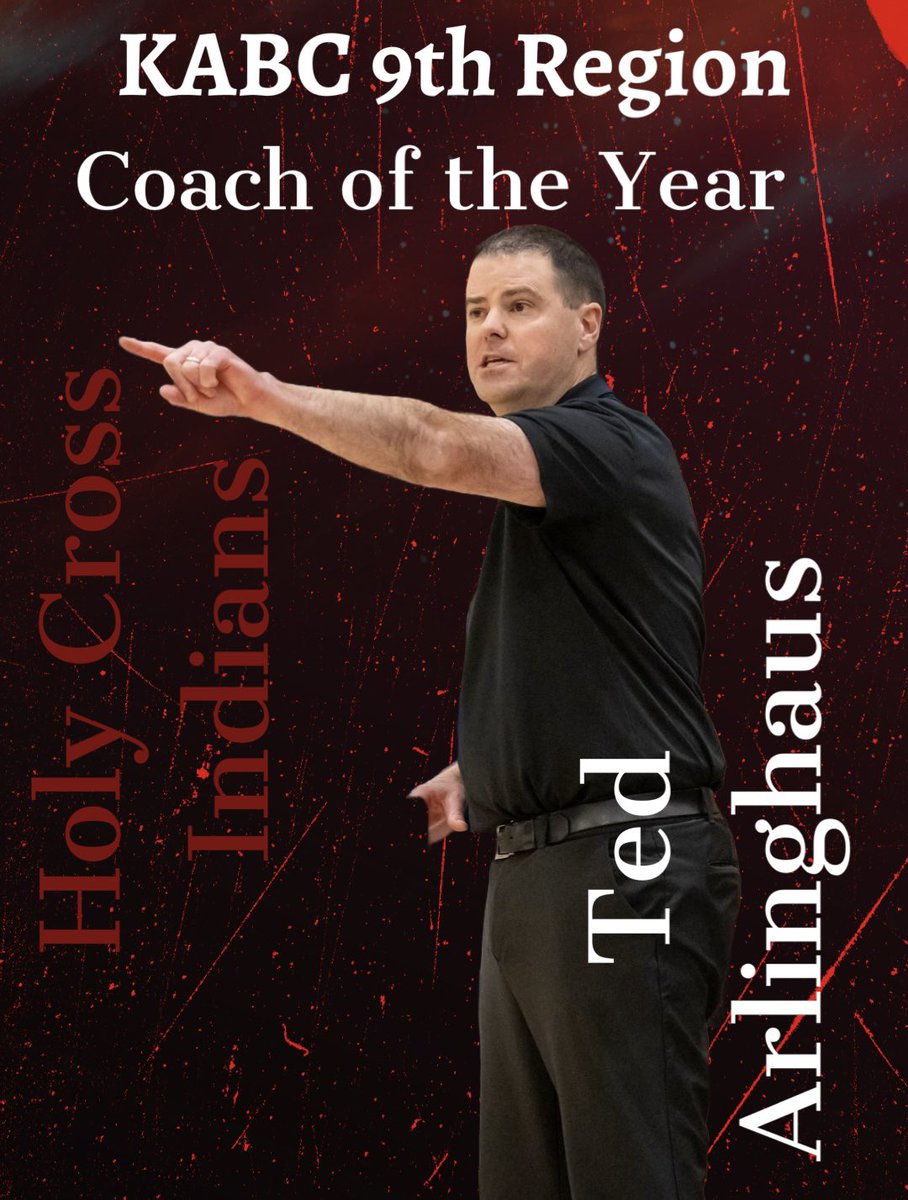 Congratulations to Coach Arlinghaus for being named KABC 9th Region Coach of the Year‼️ <a href="/tarlinghaus/">Ted Arlinghaus</a>