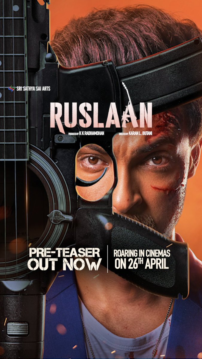 The pre-teaser of #AayushSharma's next, #Ruslaan was dropped

Directed by #KaranLButani, the film also stars Sushrii Mishraa, Jagapathi Babu, and Vidya Malvade.

The film is all set to release on April 26, 2024.
#RuslaanPreTeaser
youtu.be/AvCRCk_i9Z4?si…