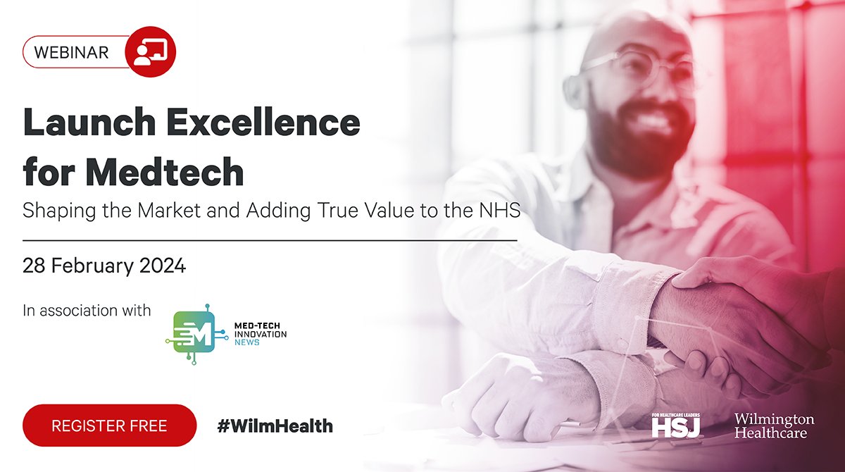 hsj_inform's tweet photo. Unearth key strategies for market positioning, proposition shaping and organisational readiness for MedTech NHS launch in our upcoming webinar. Learn from real-life examples. Secure your spot: https://t.co/VkYLGe6FBV #launchexcellence #medtech #Wilmhealth https://t.co/4jpzqM7Pk6
