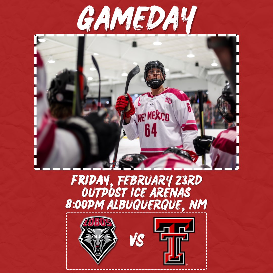 Last home series of the season and final 2 games in Division 3! Don’t miss your last opportunity to watch Lobo Hockey this season. Come pack the stands on Friday and Saturday! #GoLobos