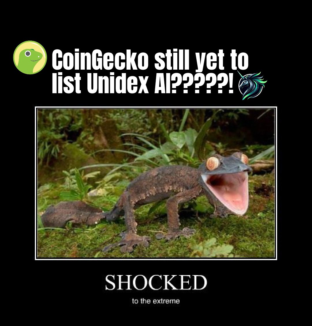 ubongbnb's tweet photo. @coingecko @coingecko We are not happy with you over the delayed listing of @unidexai
We are waiting and expecting listing soon! π€
Don't forget $UDX is the ticker.
Thanks βοΈ
$UDX #Wenlist #Listnow https://t.co/zjVa8uLEiW