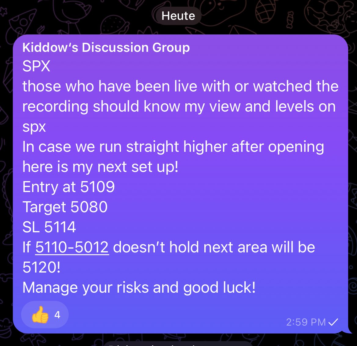 92Kiddow21634's tweet photo. SPX
We rolling on Telegram!😉💪
Guess where SPX bounced 🤣
Top was 5111 between 5110-5112
This is called Kiddow sharpness!🤝
LSWH https://t.co/WmZ0zQtHRj