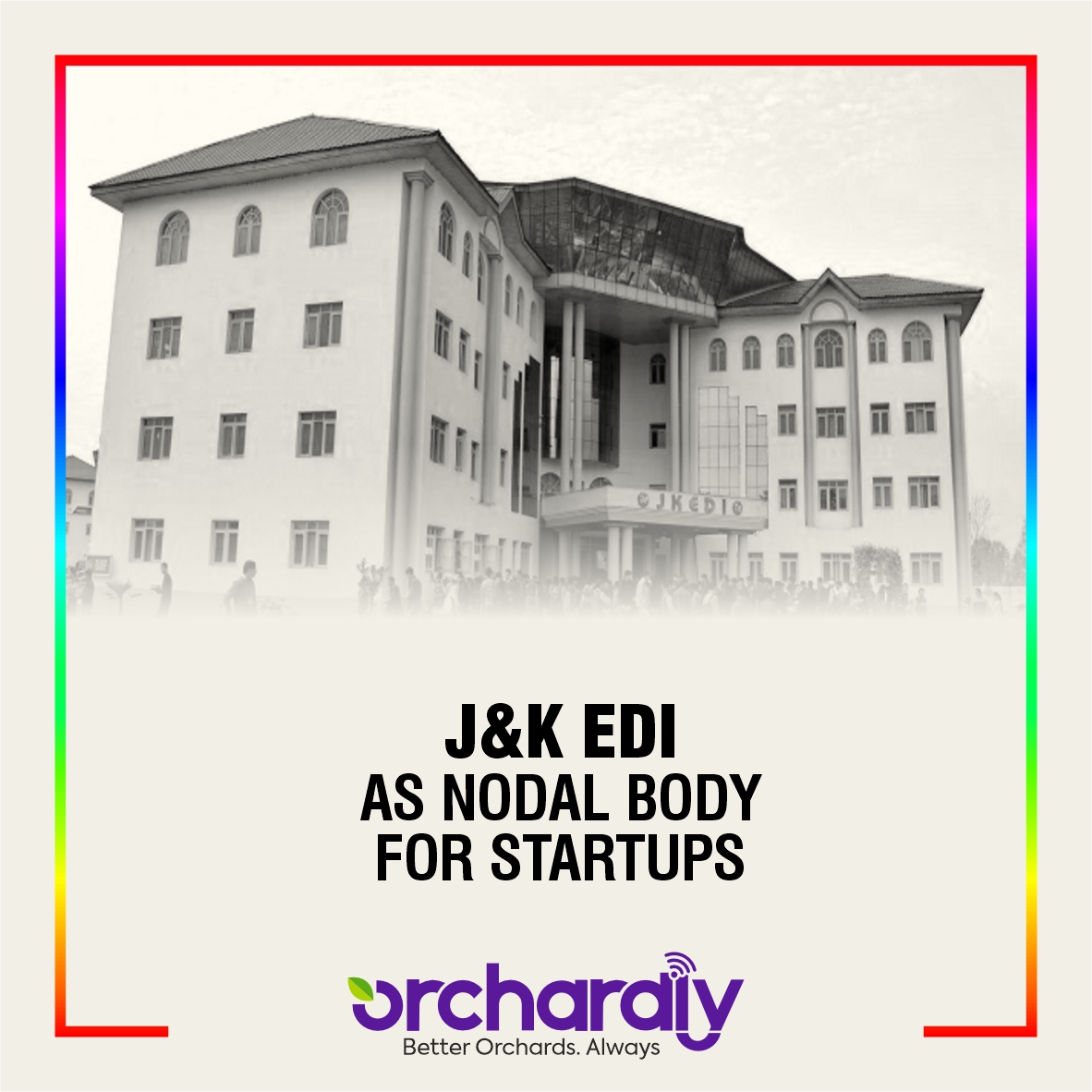 OrchardlyApp's tweet photo. @JKEDI4U will be nodal body for registering &amp; recognizing startups in J&amp;K.
2/6 https://t.co/edbb3gGKLA