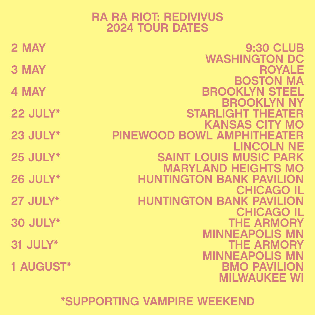 TICKETS FOR ALL SHOWS ON SALE NOW 🎟️🎟️🎟️
rarariot.com