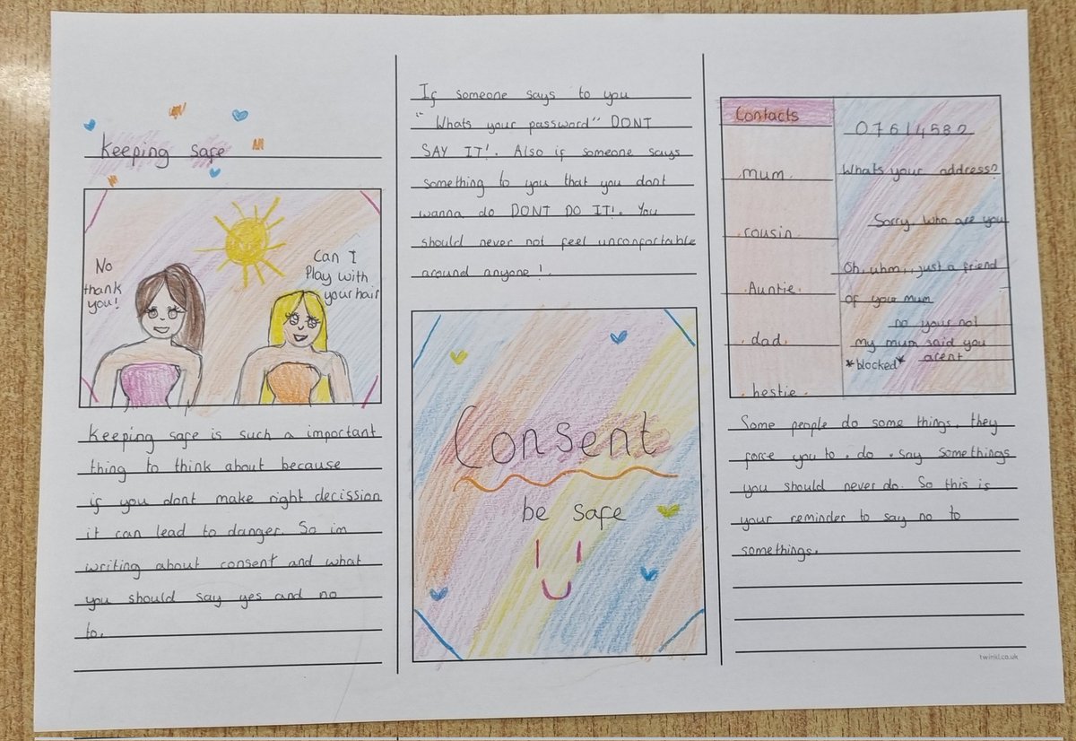 Year 5/6 have been learning about what makes a positive relationship and giving consent.
#PSHE #Consent #keepingsafe