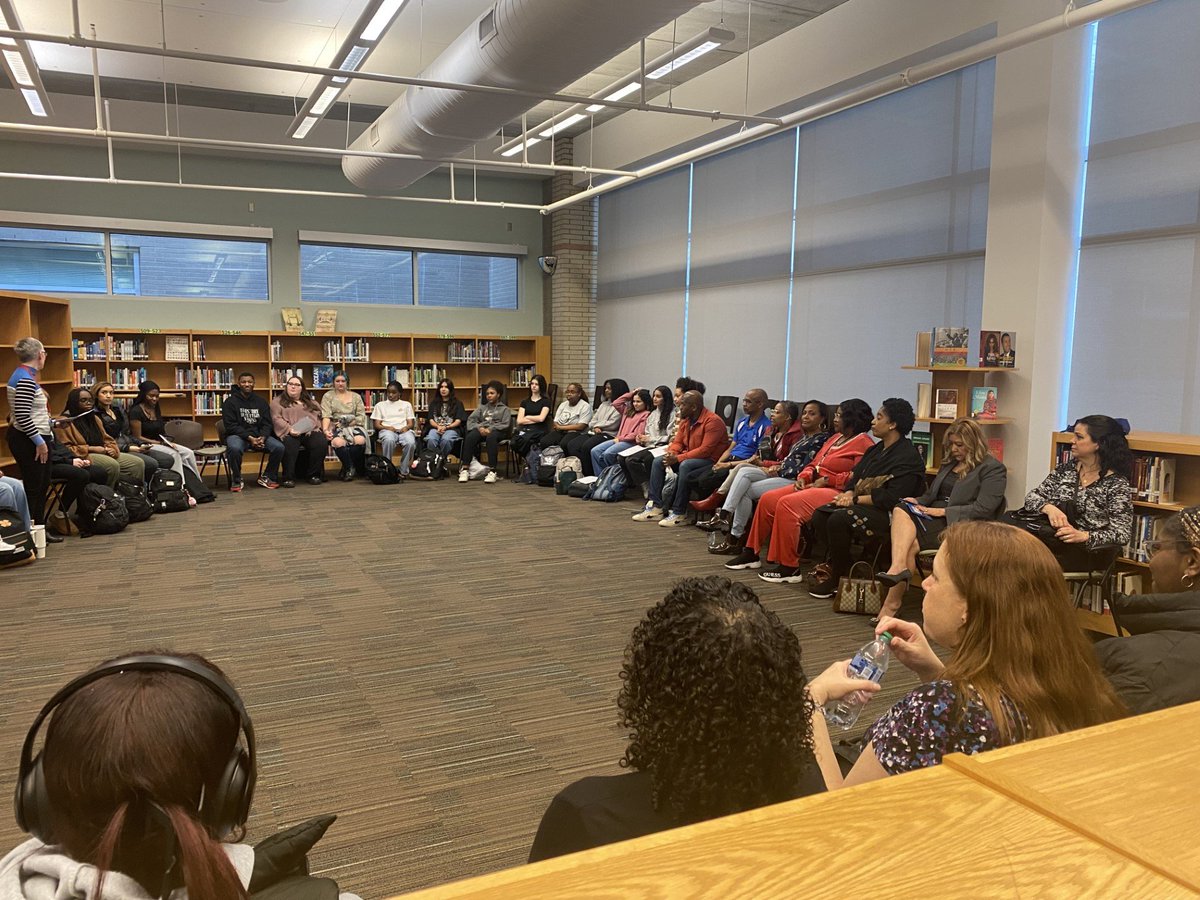 Today, RCE (Rolesville Coalition of Equity) had the pleasure of welcoming members of @WCPSSEquity listen to our students share some stories on why equity is so important to us at RHS. @WCPSS