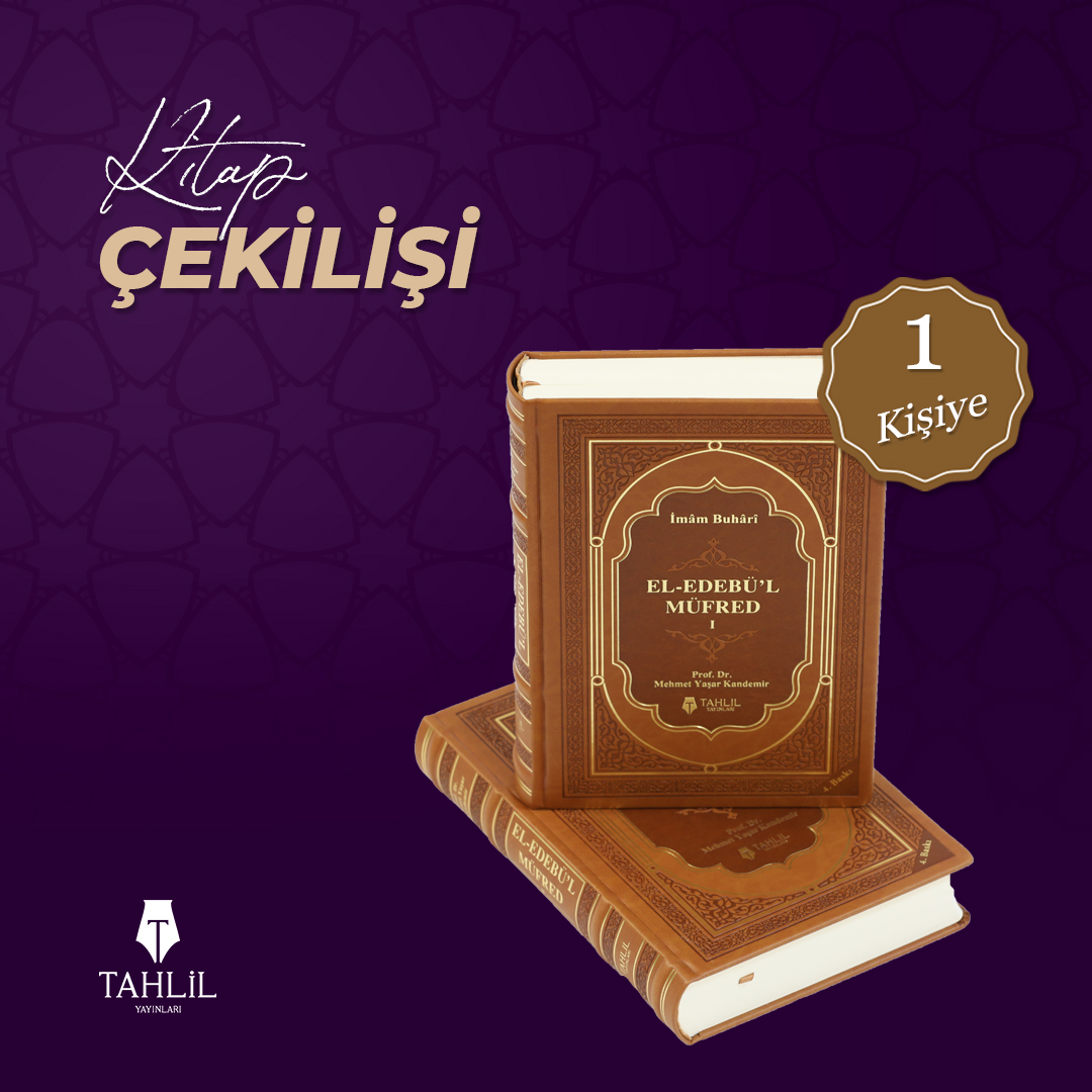 Bu gönderiyi RT edenler arasından bir kişiye Edebü'l Müfred adlı eserimizi hediye ediyoruz.