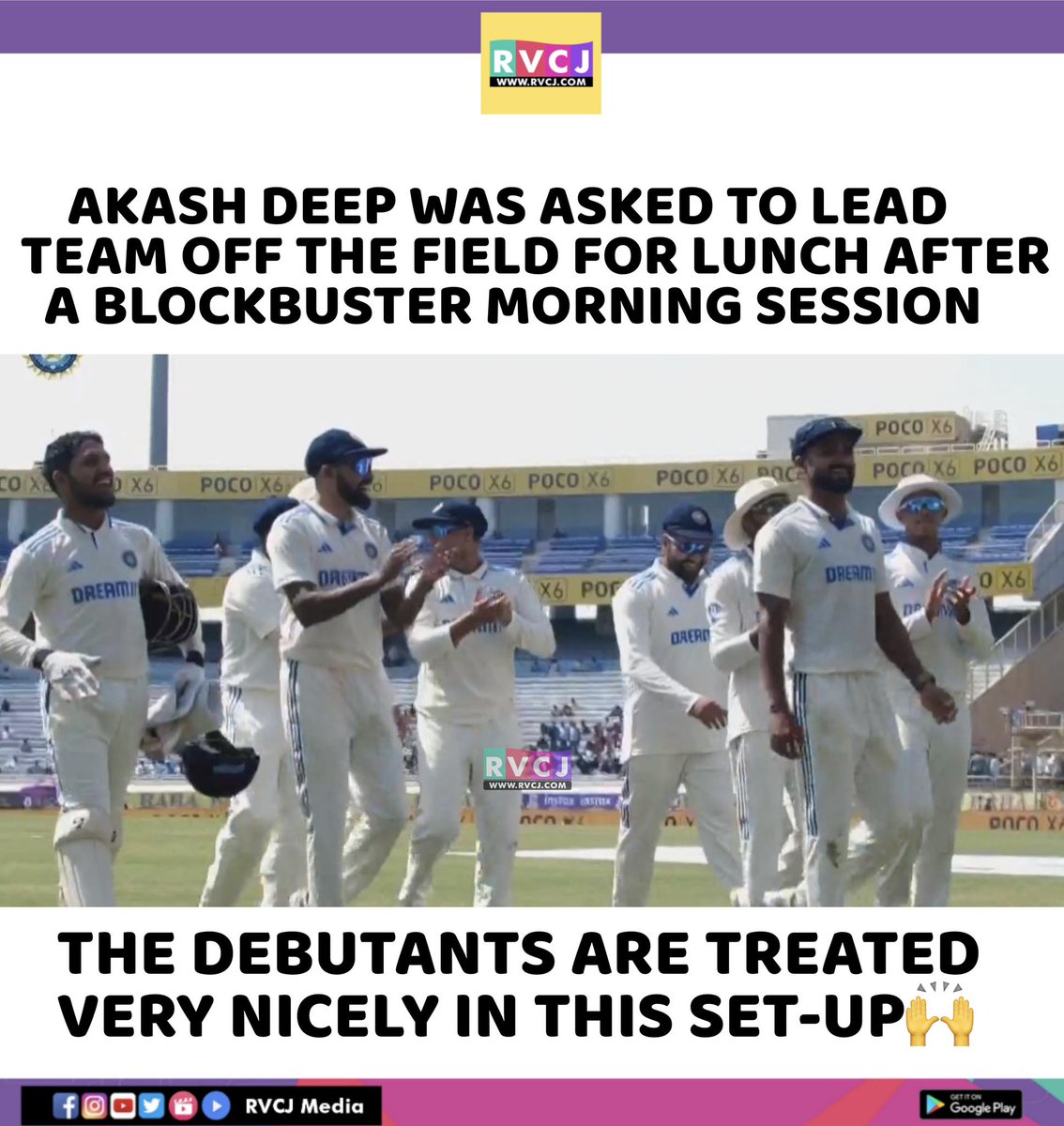 Akash Deep
#akashdeep #indiancricket #rvcjsports #rvcjinsta #AkashDeep