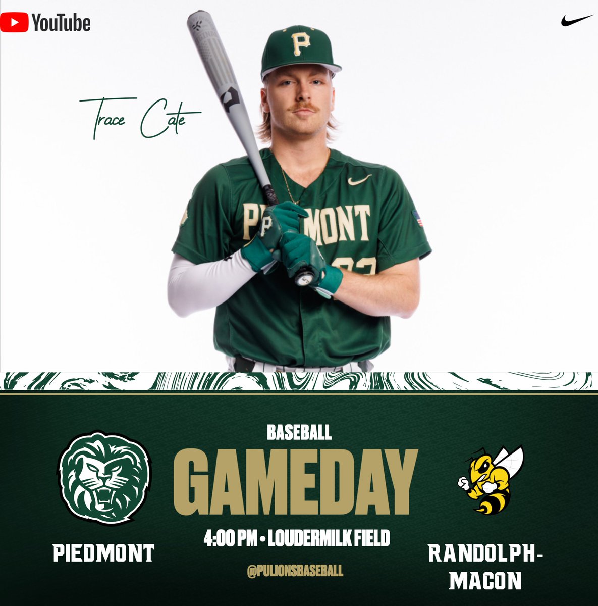 Back in action at the Milkjug with tournament action all weekend!

⏰ 4 p.m.
🆚 Randolph-Macon
📍 The Jug
📊 bit.ly/2UGxQe7
📺 bit.ly/3SOnUij