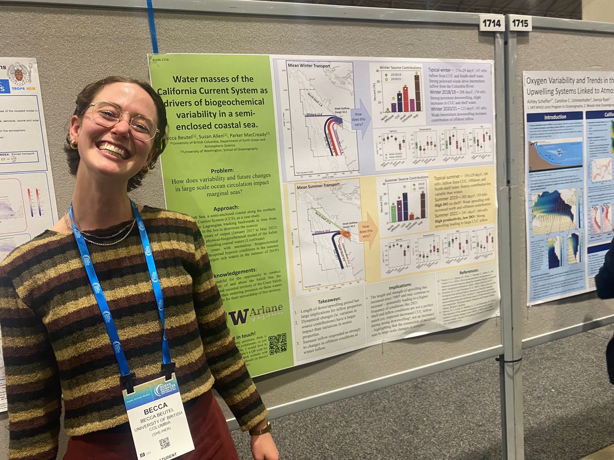 My first poster and I enjoyed it even more than expected! Thanks to all those who came by, it was great getting a chance to discuss my science  with the community and learn about how it connects to other people’s work 🤓 #OSM24