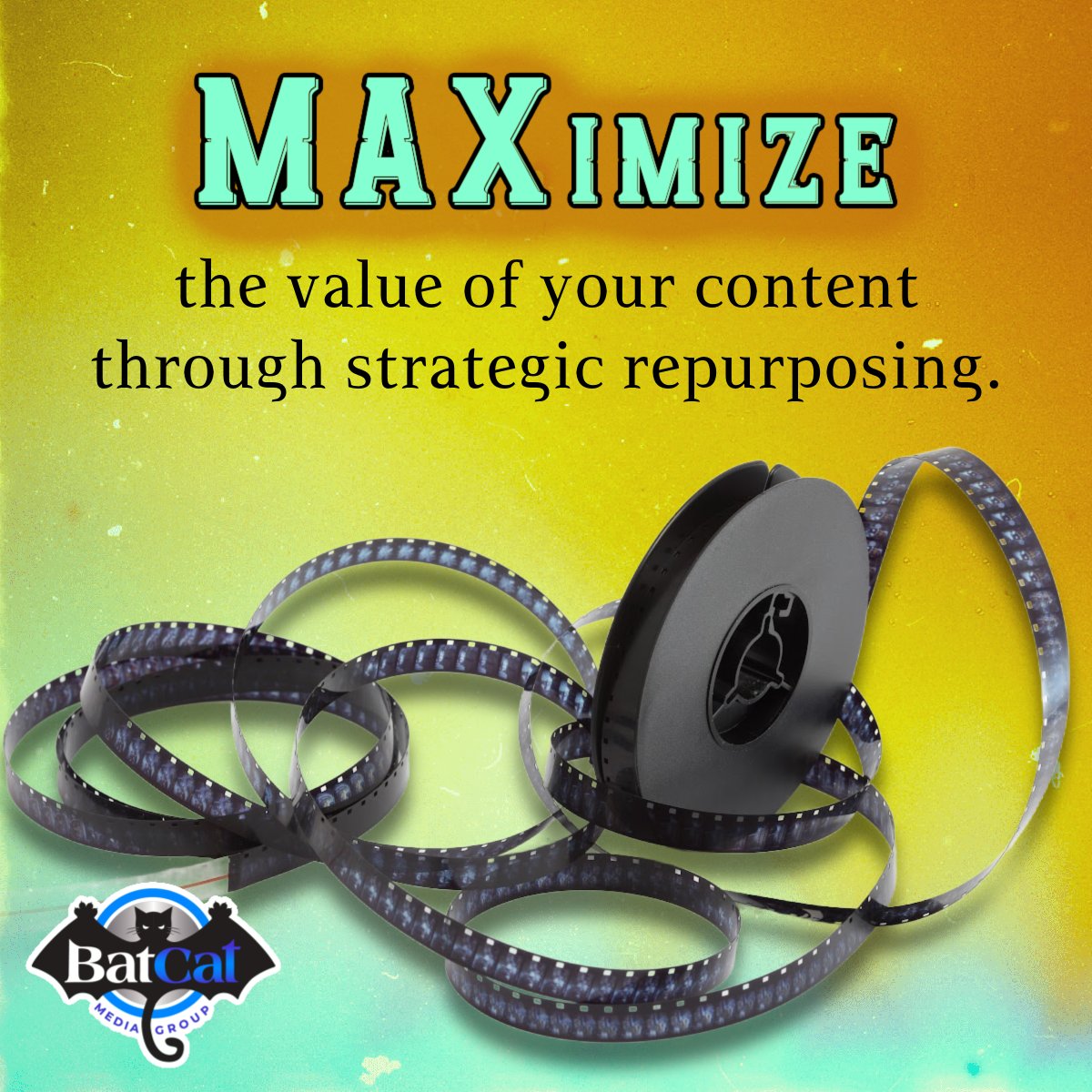 BatCatMedia's tweet image. Extend the lifespan of your content and reach new audiences across different channels! 🔄📊 #BatCatMediaGroup #ContentRepurposing